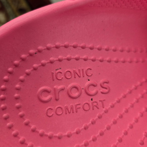 Crocs Classic Siren Platform Clogs Hyper Pink Womens 12 Mens 10 High Heel Mule - Picture 9 of 12